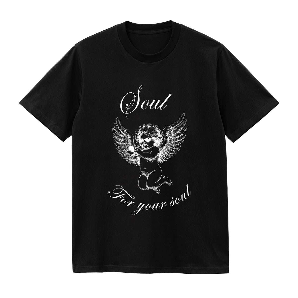CAMISETA EN ALGODON PIMA 250GR CON ESTAMPADO SOUL HARP