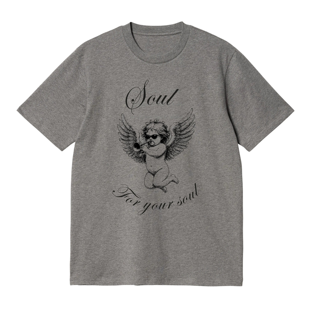 CAMISETA EN ALGODON PIMA 250GR CON ESTAMPADO SOUL TRUMPET