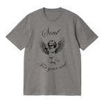 CAMISETA EN ALGODON PIMA 250GR CON ESTAMPADO SOUL TRUMPET