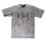 CAMISETA ACID WASH OVERSIZE EN ALGODON DE 300GR CON ESTAMPADO TELEPORT
