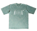 CAMISETA ACID WASH OVERSIZE EN ALGODON DE 300GR CON ESTAMPADO TELEPORT