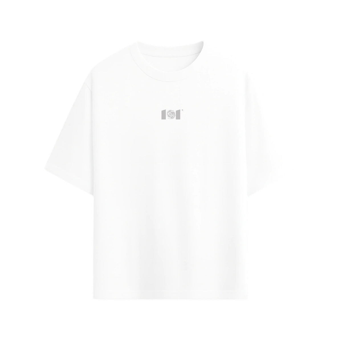 CAMISETA OVERSIZE EN ALGODON DE 300GR CON ESTAMPADO VORTICE