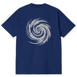 CAMISETA EN ALGODON PIMA 250GR CON ESTAMPADO VORTICE