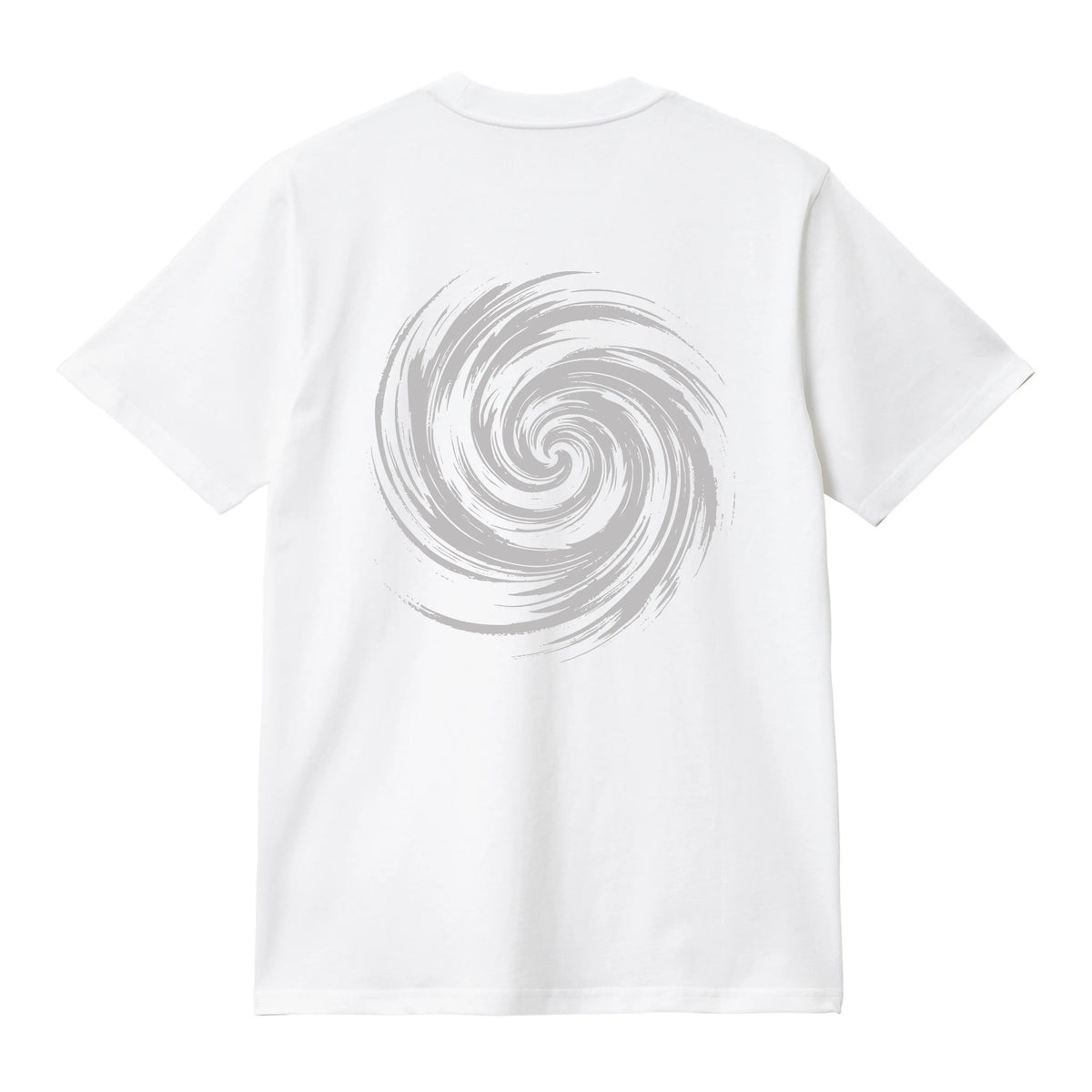 CAMISETA EN ALGODON PIMA 250GR CON ESTAMPADO VORTICE