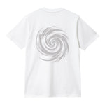 CAMISETA EN ALGODON PIMA 250GR CON ESTAMPADO VORTICE