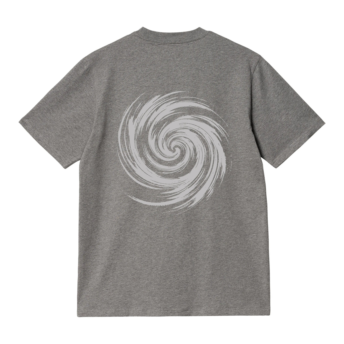 CAMISETA EN ALGODON PIMA 250GR CON ESTAMPADO VORTICE