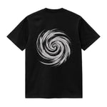 CAMISETA EN ALGODON PIMA 250GR CON ESTAMPADO VORTICE