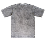 CAMISETA ACID WASH OVERSIZE EN ALGODON DE 300GR CON ESTAMPADO CLÁSICO VERTICAL