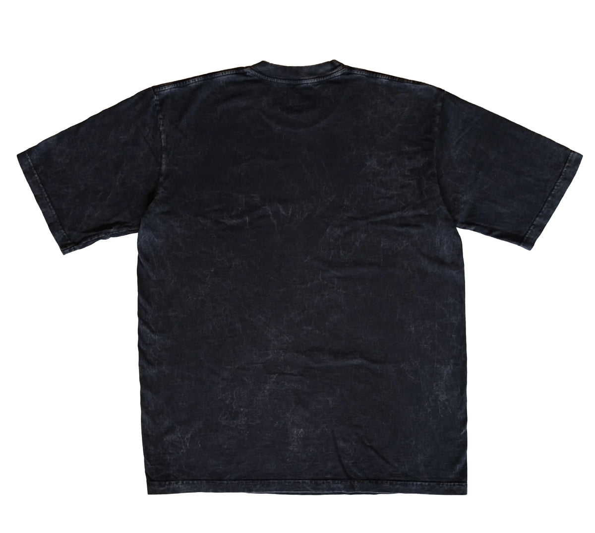 CAMISETA ACID WASH OVERSIZE EN ALGODON DE 300GR CON ESTAMPADO CINTA AMARILLA