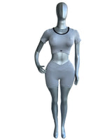 SET CONJUNTO DEPORTIVO TOP MANGA CORTA Y SHORT