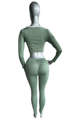 SET CONUNTO DEPORTIVO TOP MANGA LARGA Y LEGGINS