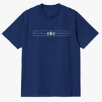 CAMISETA EN ALGODON PIMA 250GR CON ESTAMPADO RADIO