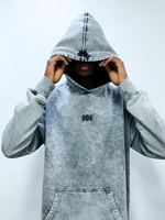 HOODIE ACID WASH EN ALGODON DE 400GR CON ESTAMPADO CLÁSICO