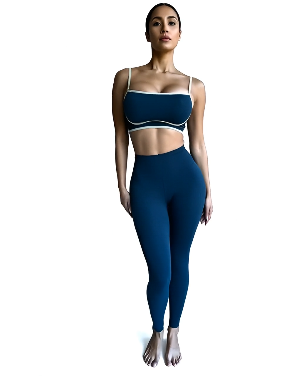 SET CONJUNTO DEPORTIVO TOP SIN MANGAS Y LEGGINS