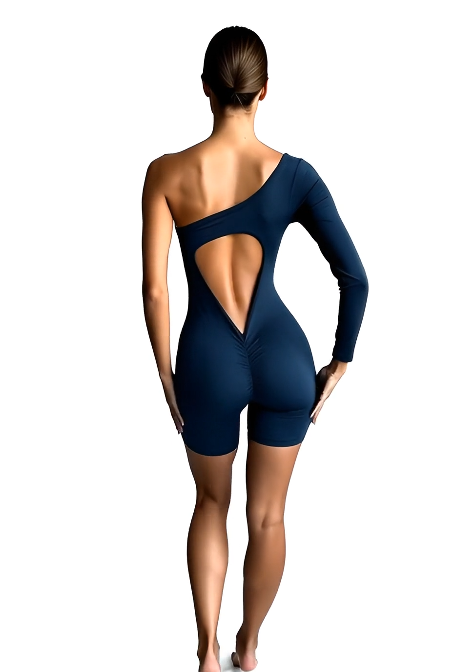 ENTERIZO DEPORTIVO CON UNA MANGA LARGA Y SHORT